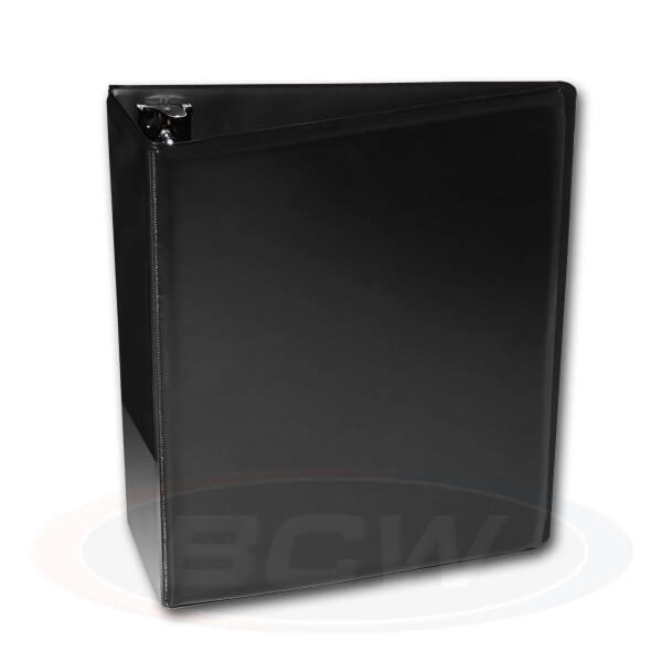 Krúžkový album BCW Plain - Black - 2. akosť