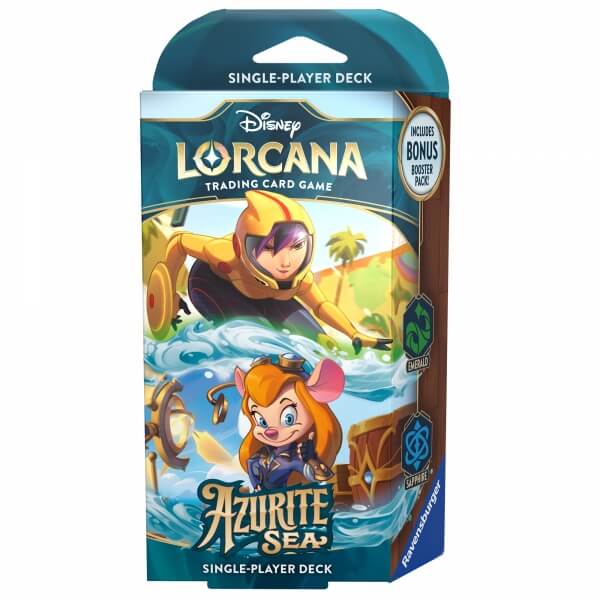 Disney Lorcana TCG: Azurite Sea - štartovací balíček - Emerald a Sapphire