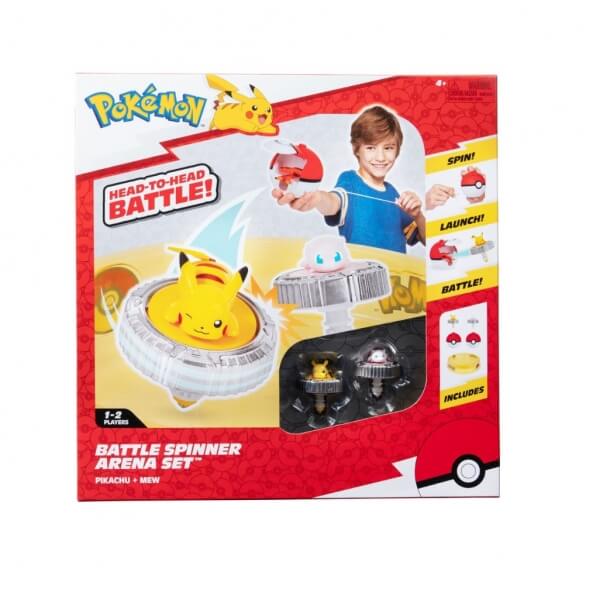 Hračka Pokémon - Battle Spinner 2-Pack - Pikachu a Mew