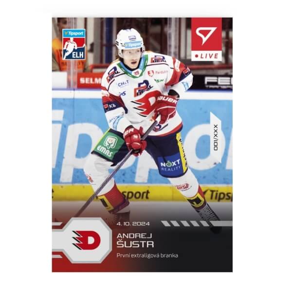 Hokejová karta Live Tipsport 2024-2025 - L-13 Andrej Šustr