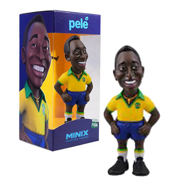 Zberateľská futbalová figúrka MINIX: Pelé - Brazília