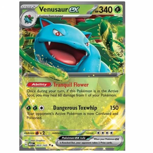 Veselý drak Pokémon 151 Blooming Waters