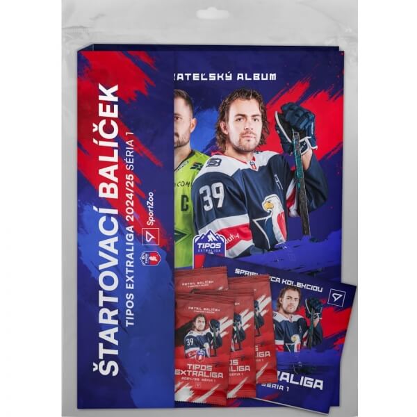 Hokejové karty Tipos Extraliga 2024/25 - Štartovací balíček - 1. séria