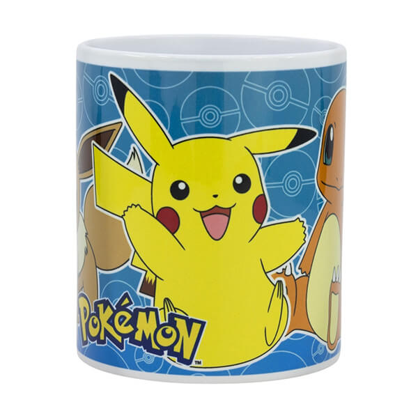 Hrnček Pokémon - Eevee, Pikachu a Charmander