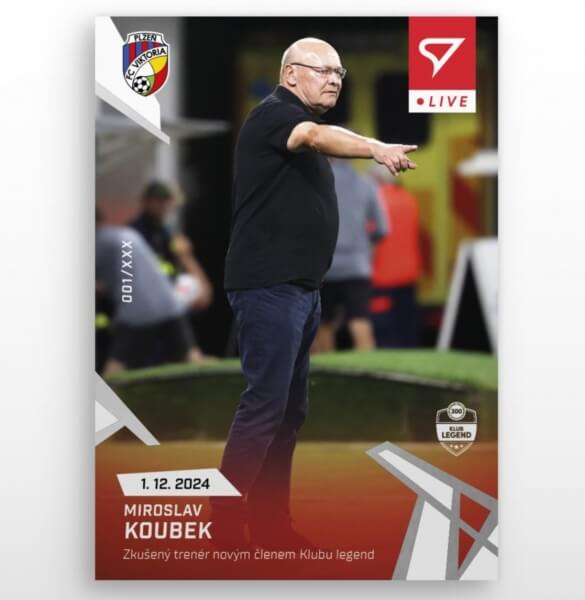 Futbalová karta Chance Liga 2024-2025 - L-28 Miroslav Koubek