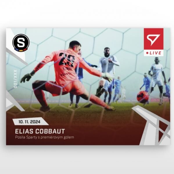Futbalová karta Chance Liga 2024-2025 - L-20 Elias Cobbaut
