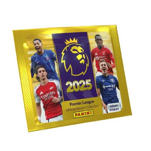 Futbalové samolepky Panini Premier League 2024/2025 - balíček