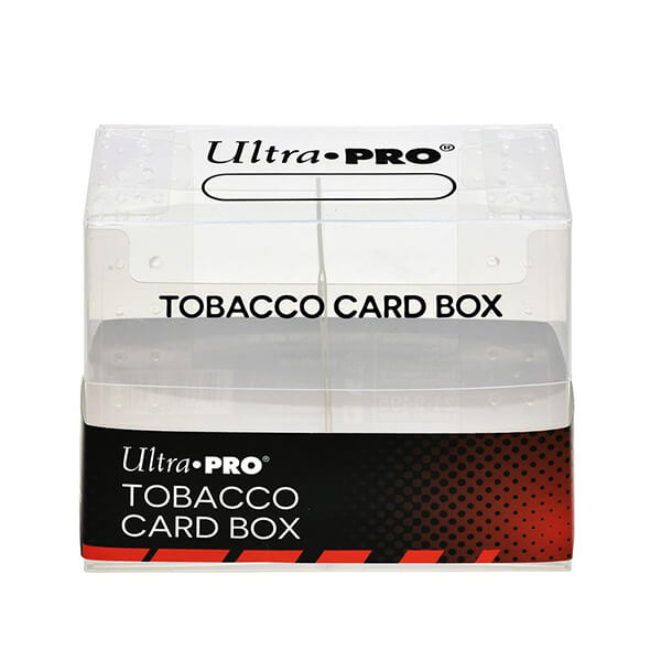 Priehľadná krabička na karty veľkosti Tobacco Size