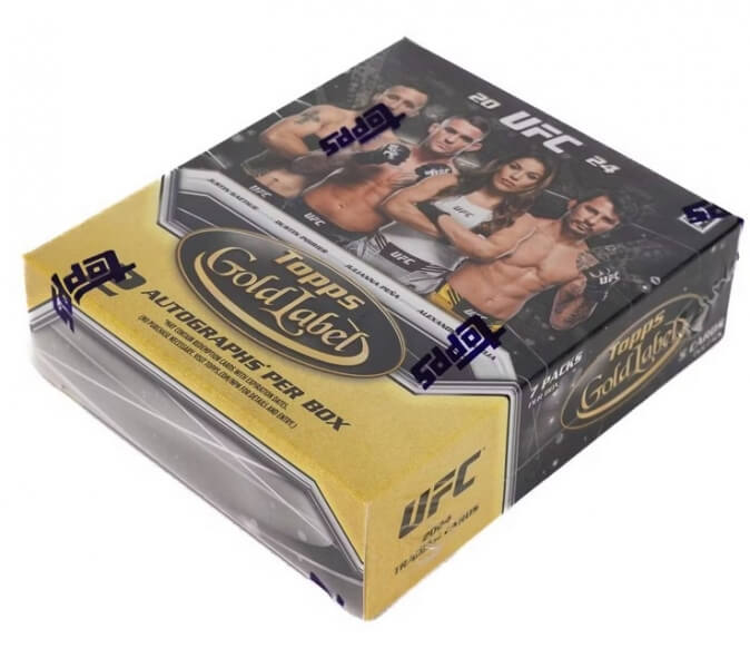 2024 Topps Gold Label UFC Hobby Box - zberateľské karty  MMA