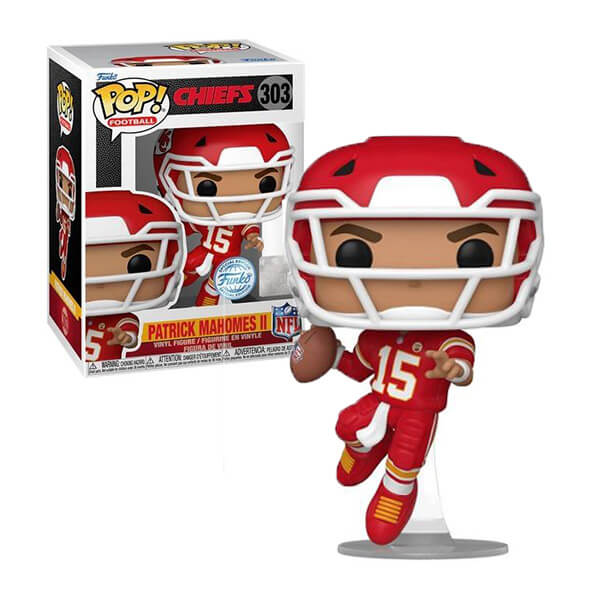 Rugbyová POP! figúrka NFL Chiefs #303 - Patrick Mahomes II