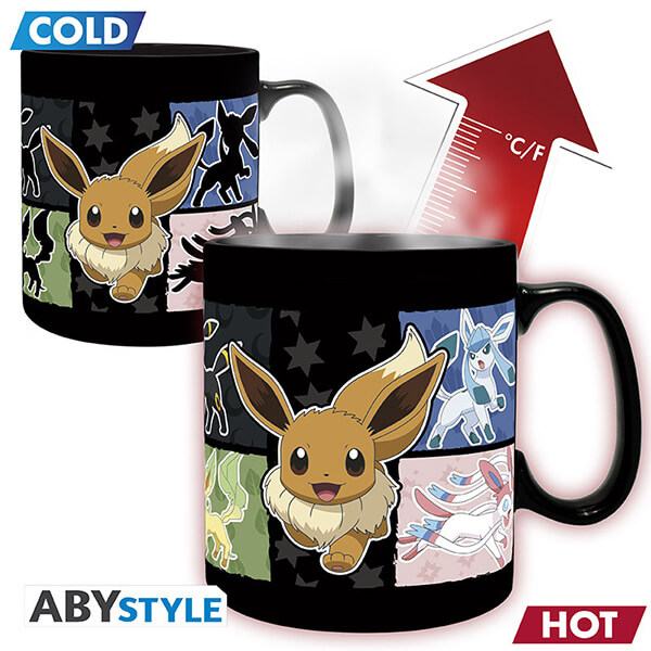 Magický hrnček Pokémon Eevee - 460 ml