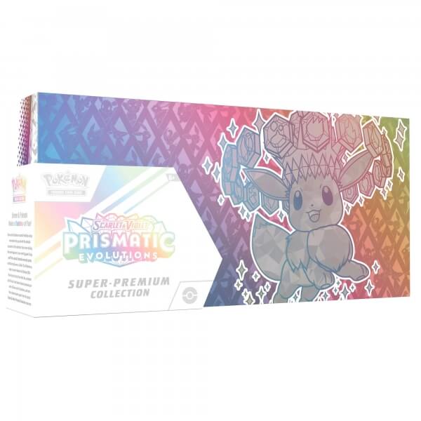 Pokémon Prismatic Evolutions Eevee Super Premium Collection - natržená folia