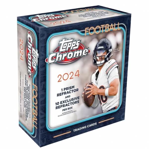 2024 Topps Chrome Football Mega box - karty NFL