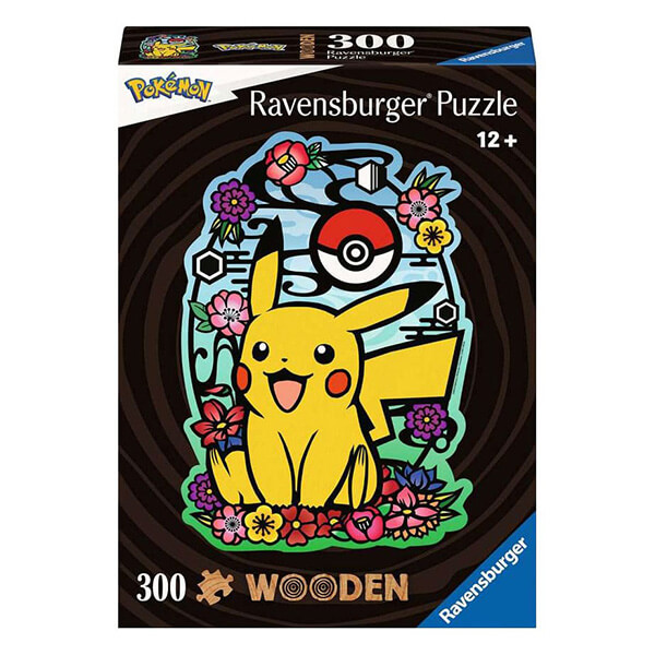 Drevené puzzle Pokémon Pikachu - 300 dielikov