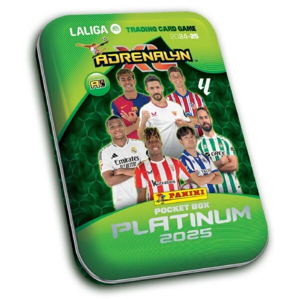 Futbalové karty Panini LaLiga 2024/2025 Adrenalyn Mini Tin