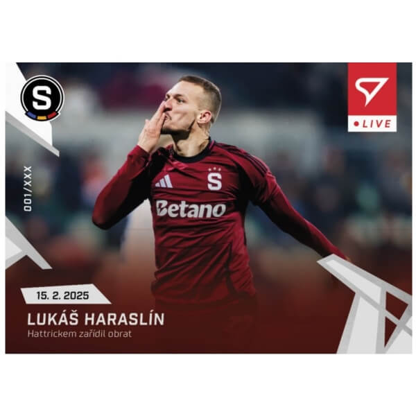 Futbalová karta Chance Liga 2024-2025 - L-41 Lukáš Haraslín