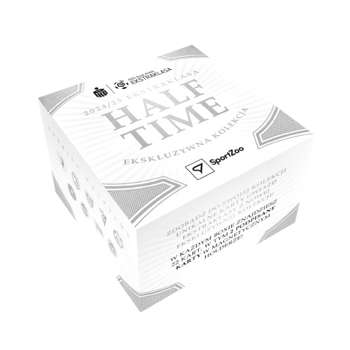 Futbalové karty Ekstraklasa 2024-2025 Hobby box - Halftime