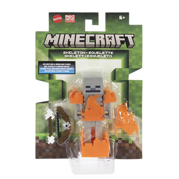 Minecraft pohyblivá figúrka - Kostlivec - 8 cm