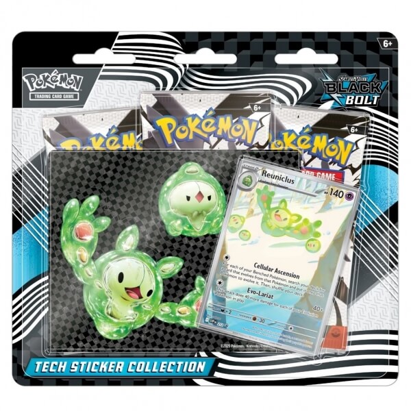 Pokémon Black Bolt Tech Sticker Collection - Reuniclus