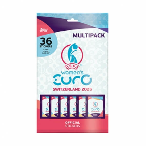 Topps EURO 2025 Women Multipack Nálepky