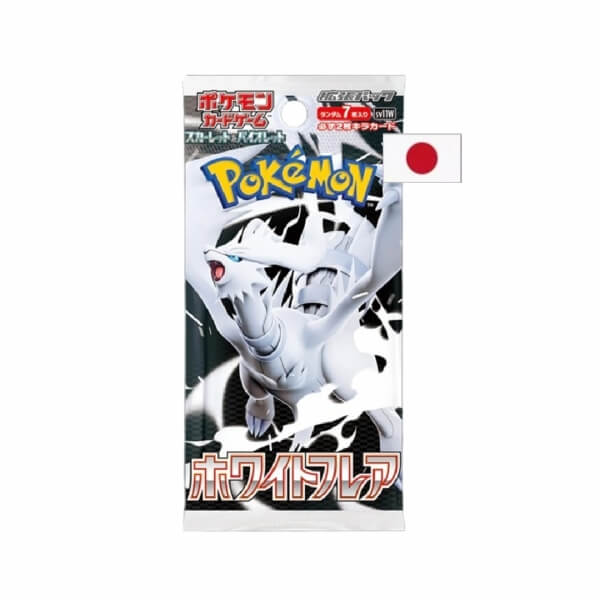 Pokémon Scarlet and Violet White Flare Jumbo Booster - 35 kariet - japonský
