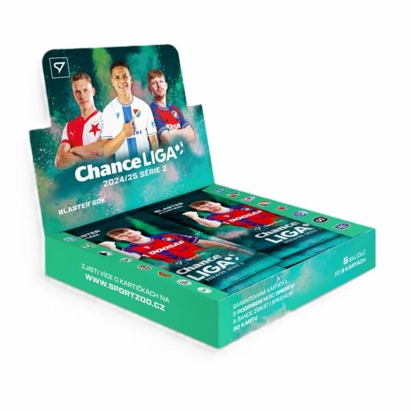Futbalové karty Chance liga 2024-2025 2. série Blaster box