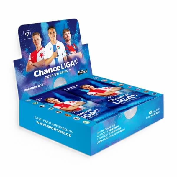 Futbalové karty Chance liga 2024-2025 2. série Premium box
