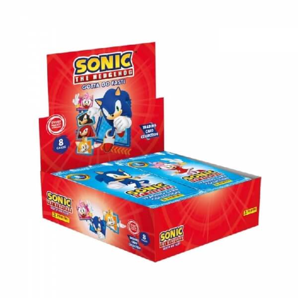 Zberateľské karty ježko Sonic Gotta Go Fast! - box - 18 baličkov