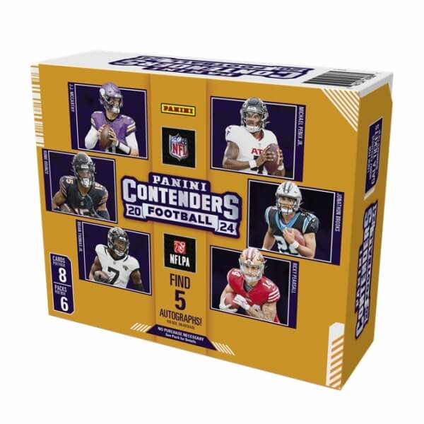 2024 NFL karty Panini Contenders Futbalový hobby box