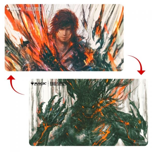 Obojstranná hracia podložka MTG Final Fantasy - Clive, Ifrit’s Dominant/Ifrit, Warden of Inferno