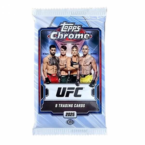 Topps UFC Chrome Hobby Balíček 2025 - zberateľské karty  MMA