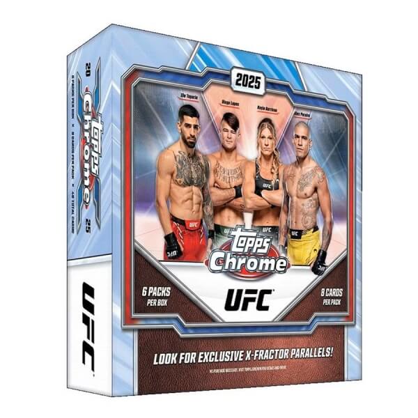 Topps UFC Chrome Mega Box 2025 - Zberateľské karty MMA