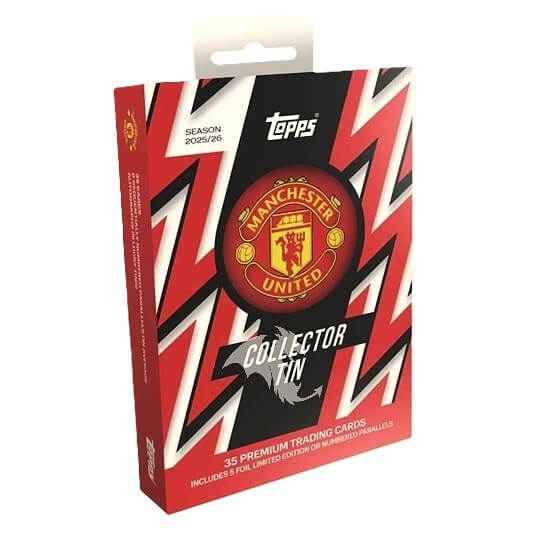 2025-2026 Topps Collector Tin - Manchester United - Futbalové karty