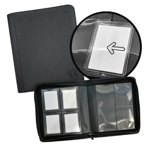 Album na toploadery TCG Guru 4-Pocket Zippered - Black