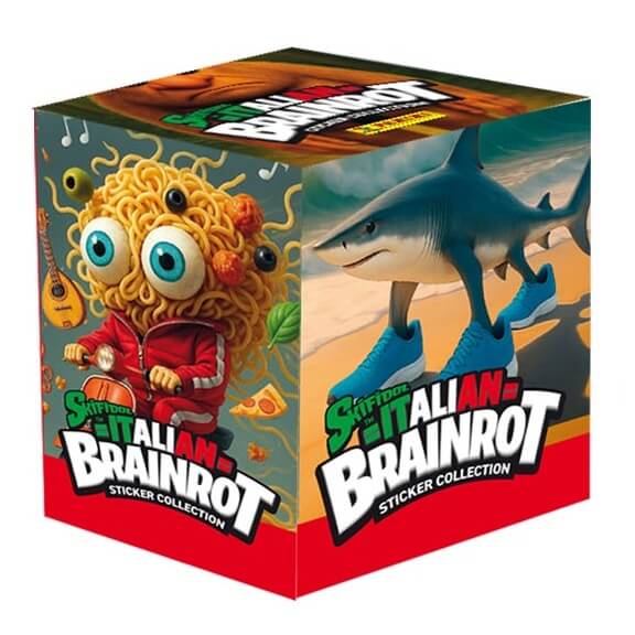 Italian Brainrot - krabica samolepiek - 36 balíčkov