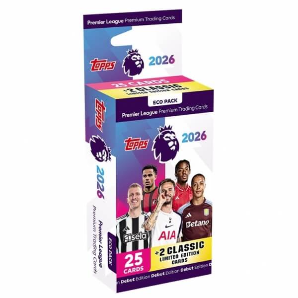 2025-2026 Topps Premier League ECO Pack - Futbalové karty
