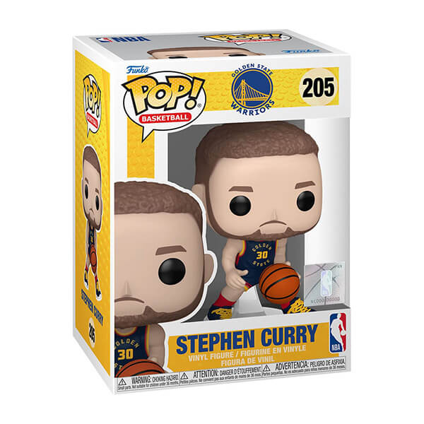 Basketbal POP! figúrka NBA Warriors #205 - Stephen Curry