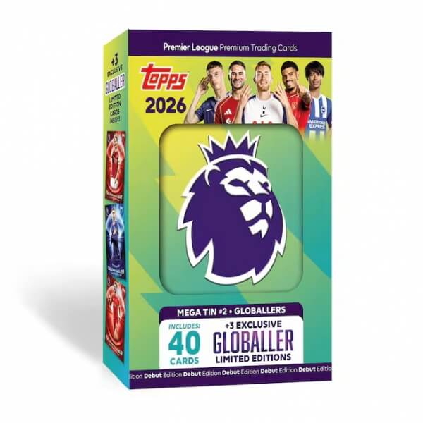 2025-2026 Topps Premier League Mega Tin #2 Globaller zelená - Futbalové karty