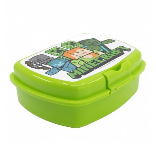 Box na občerstvenie Minecraft - jednokomorový zelený