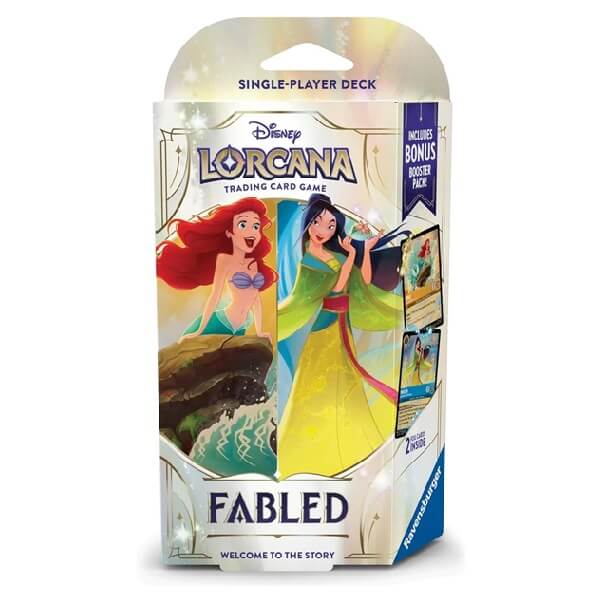 Disney Lorcana TCG: Fabled - Starter Deck - Ariel a Mulan (Amber a Sapphire)