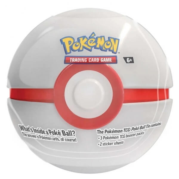 Pokémon Plechovka Pokéball 2025 - Premier Ball