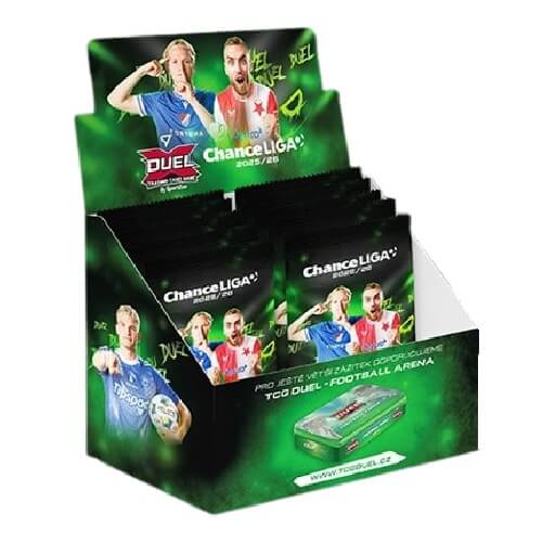 Futbalové karty Chance Liga 2025/26 TCG Duel Retail box