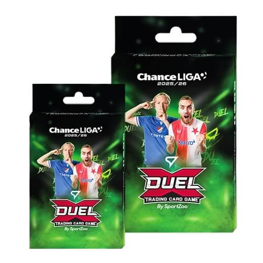 Futbalové karty Chance Liga 2025/26 TCG Duel Booster box