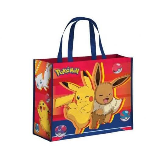Nákupná taška Pokémon - Tote Bag Pikachu a Eevee