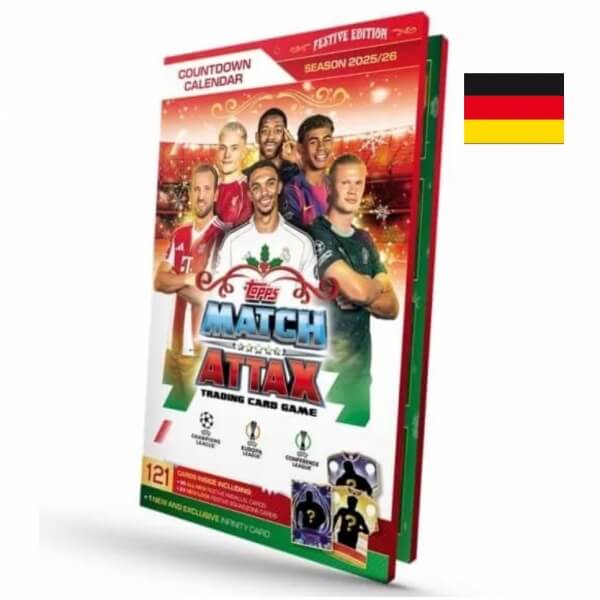 2025-2026 Topps Match Attax Adventný kalendár - DE