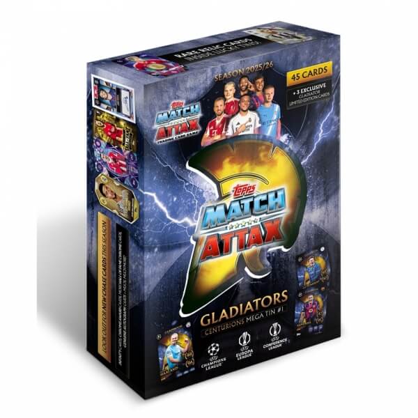 2025-2026 Topps Match Attax Mega Tin 1 - modrá