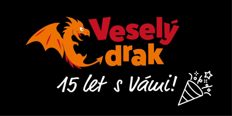 vesely drak 15. výročí oslava dárek