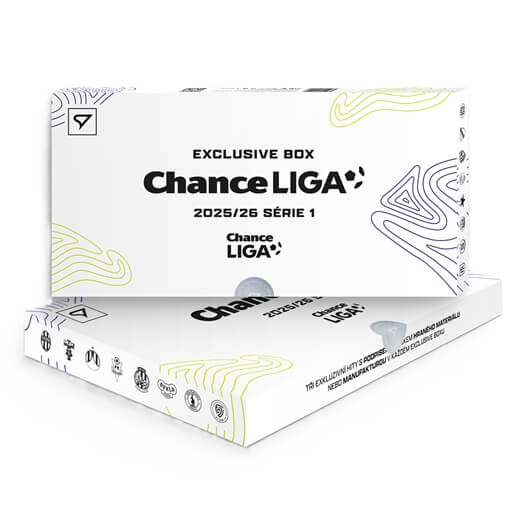 Futbalové karty Chance liga 2025-2026 1. série Exclusive box