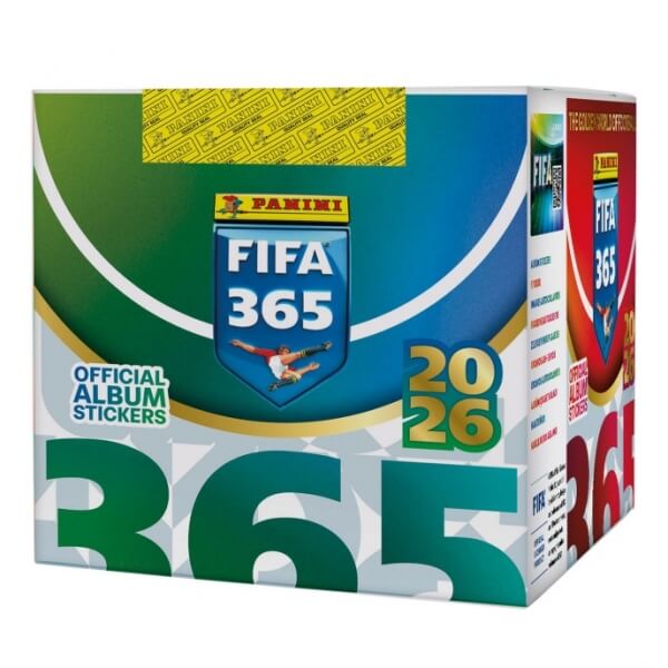 Futbalové nálepky Panini FIFA 365 2025/2026 - box 36 kusov