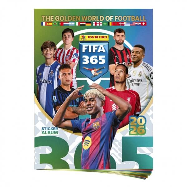 Futbalový album so samolepkami Panini FIFA 365 2025/2026 - 2. akosť